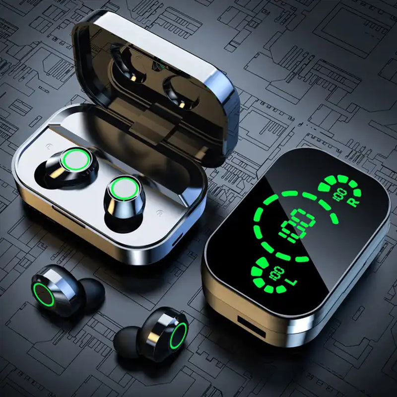 ANKRIYUL Wireless Earbuds Stereo Headset Sport Headphones in Ear Earphones with Charging Case, Wireless 5.4 Ensures Ultra-Stable Low-Latency on Ios/Android. Perfect for Travel, Business Commutes, Outdoor Adventures, And Focus Sessions