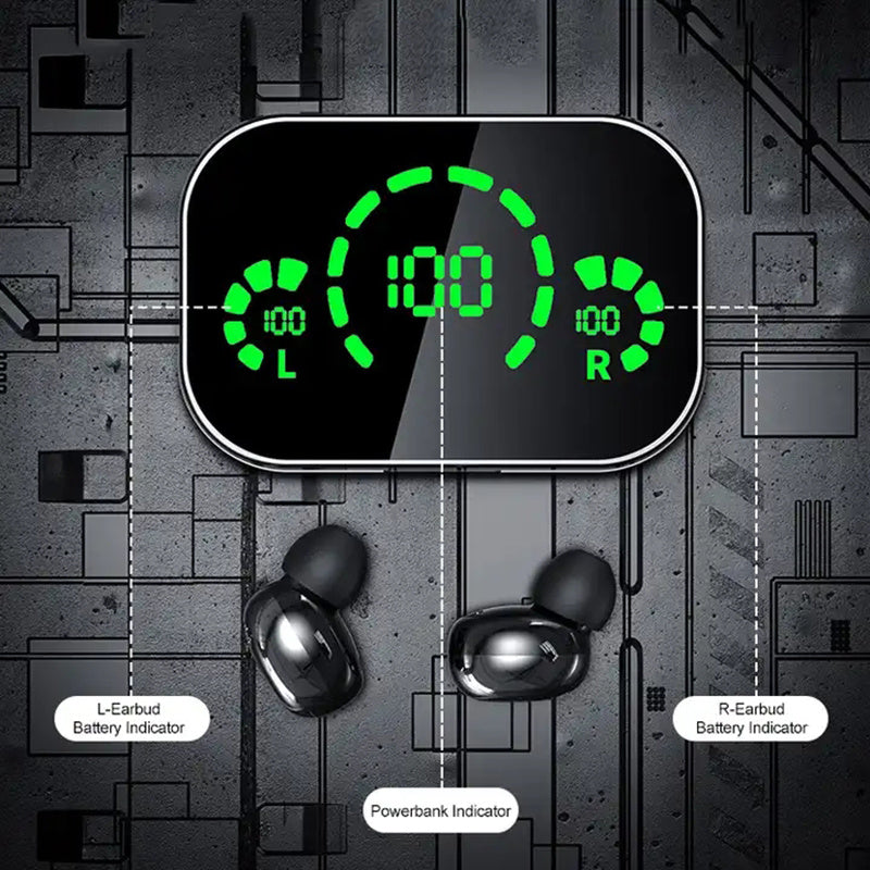 ANKRIYUL Wireless Earbuds Stereo Headset Sport Headphones in Ear Earphones with Charging Case, Wireless 5.4 Ensures Ultra-Stable Low-Latency on Ios/Android. Perfect for Travel, Business Commutes, Outdoor Adventures, And Focus Sessions