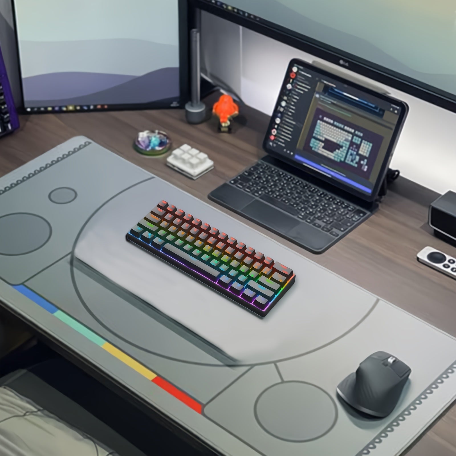 Wired 60% Mechanical Gaming Keyboard RGB Backlit 61 Keys Ultra-Compact Blue Switch