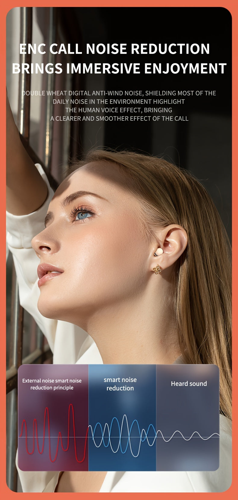Ultra-small Wireless Earbuds In-Ear Touch Control Mini Wireless Headset With HiFi Stereo Audio, LED Charging Case, Fitness Running Headphones Built-in Mic For Sport/Work/Travel/Sleep