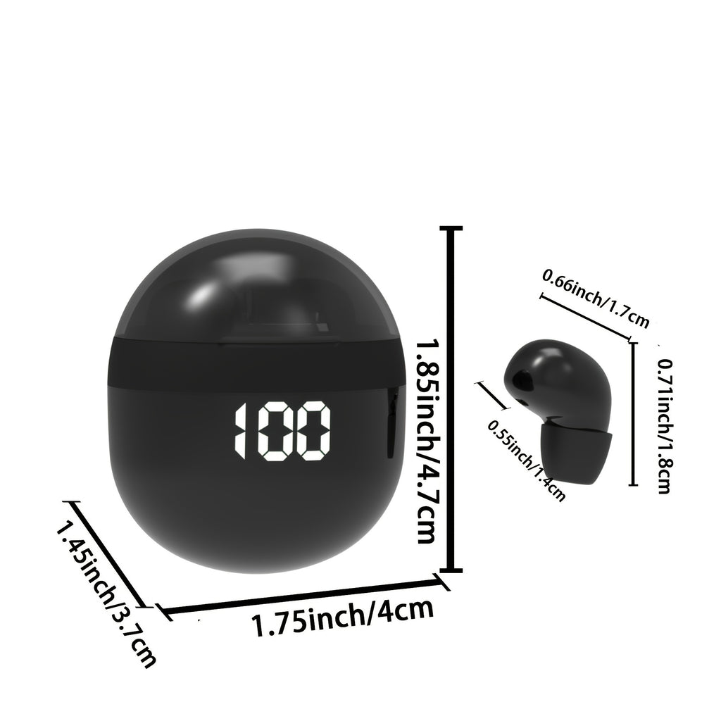 True Wireless Headset Phantom Mini Ultra Small Wireless Non-flash Light Small Ear Sleep Invisible Universal Gift For Birthday/Easter/Boy/Girlfriend