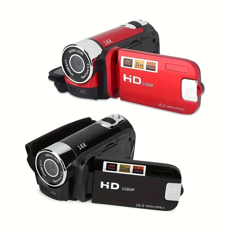 Latest 270° LED Flip Screen Digital Camera | Camera For Photography (cameras, Camaras Fotograficas): 16x Zoom, 1080P Full HD, 2.7" Display, HD Wide Angle Lens. Perfect For Outdoor Shooting, One-Touch Photo Upload To Phone