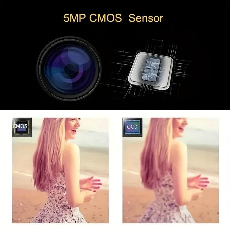 Latest 270° LED Flip Screen Digital Camera | Camera For Photography (cameras, Camaras Fotograficas): 16x Zoom, 1080P Full HD, 2.7" Display, HD Wide Angle Lens. Perfect For Outdoor Shooting, One-Touch Photo Upload To Phone
