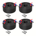[4pcs CCTV Cable] ZOSI 4pcs 100ft/ 30m CCTV Cable BNC + DC Plug Cable for CCTV Camera DVR Security Black Surveillance System Accessories