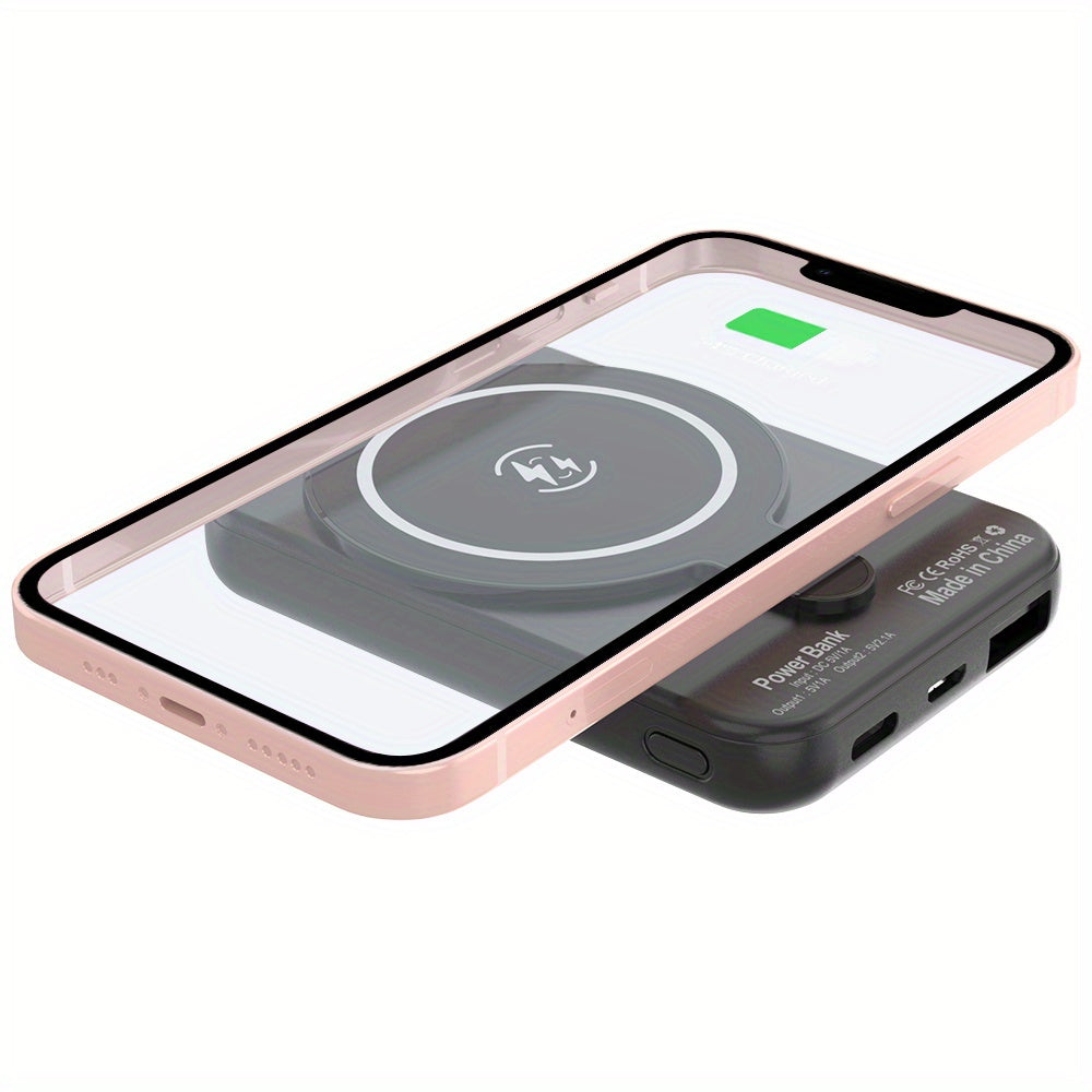 10000mAh Wireless Mini Power Bank Magnetic Portable Charger Fast Charging