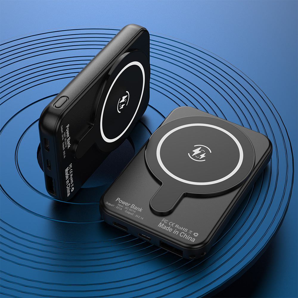 10000mAh Wireless Mini Power Bank Magnetic Portable Charger Fast Charging