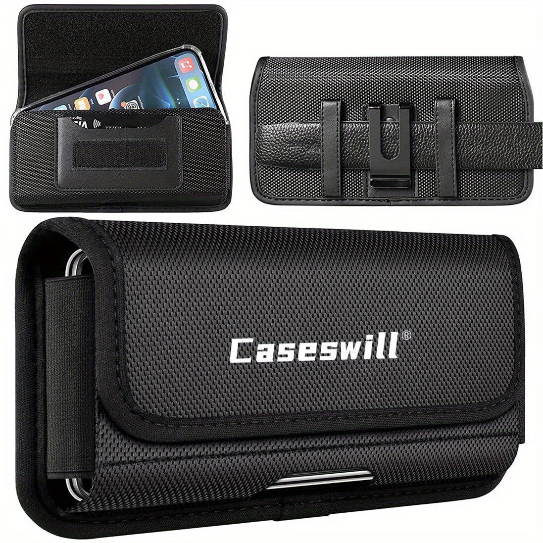 Phone Case - Durable Phone Holster for Various for Iphone, Including The Air And Pro Series, Featuring a Belt Clip And Card Holder