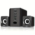 3W Treble And Bass Independent Adjustment Mini Subwoofer, Rear 3 Inch Bass Speaker DV 5V And USB 5V Wired Speaker, Tablet PC for Cellphone