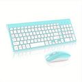 Cimetech Wireless Keyboard And Mouse Combo, Compact Full Size Wireless Computer Keyboard And Mouse Set 2.4G Ultra-Thin Sleek Design for Windows, Computer, Desktop, PC, Notebook, Laptop