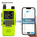 TIDRADIO TD-H3 Ham/ GMRS Handheld Radio, Two Way Radios with USB-C Programming & Charging, Long Range Radios with with 2500mAh Battery and Air Long Antenna, Key Frequency Match