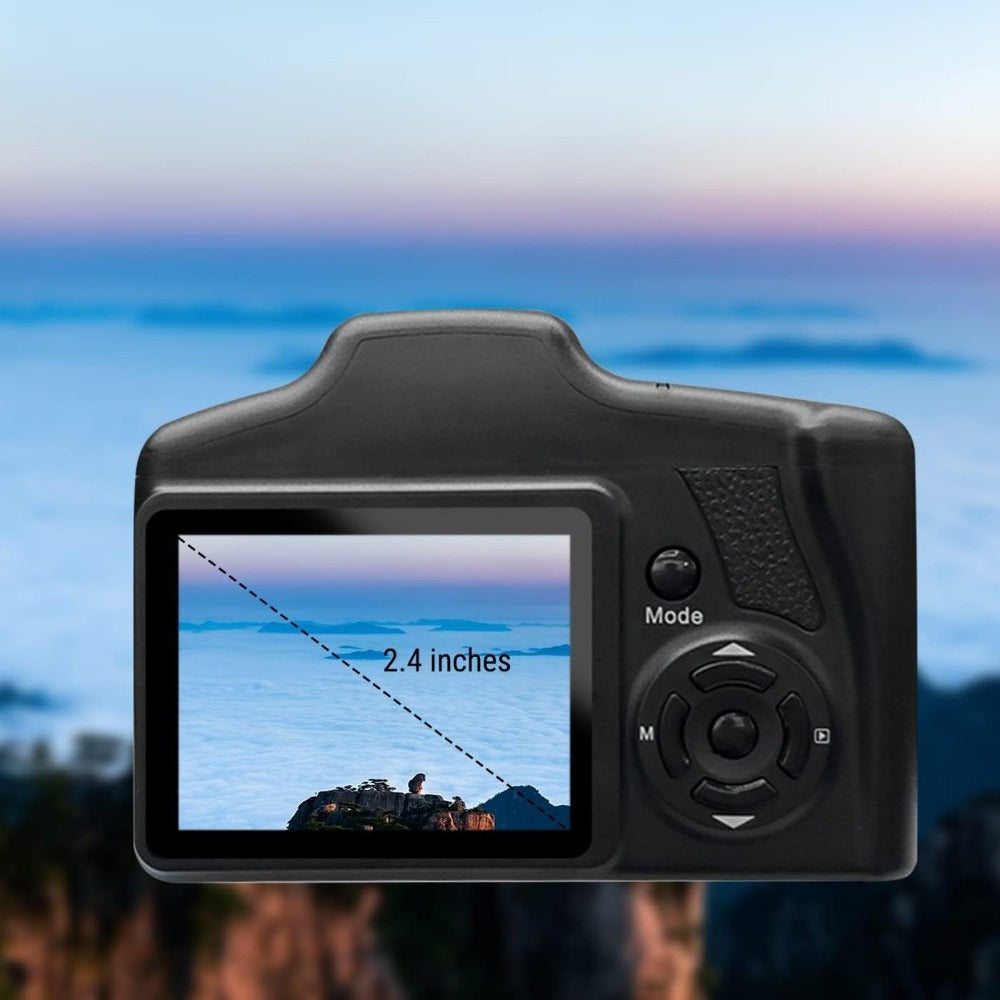 FHD MARVUE Valentine'S Day Gift - 1080P FHD Digital C, Digital Camera With 2.4-inch LCD Screen, Long-Lasting Battery, 16x Digital Zoom, 9.88mm Wide-Angle Lens, Compact Vlog Camera For Travel & Everyday Use, Top-Rated Cameras & Perfect Valentine'S Gi