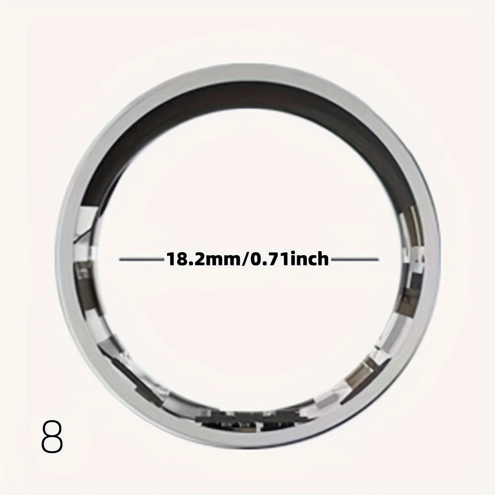 New Smart Ring with Charging Compartment, Fitness, Steps, Distance, Calories, Sleep, Exercise, Compatible with Iphone And Android, USB Charging, Ideal Valentine'S Day/Christmas/New Year Gift