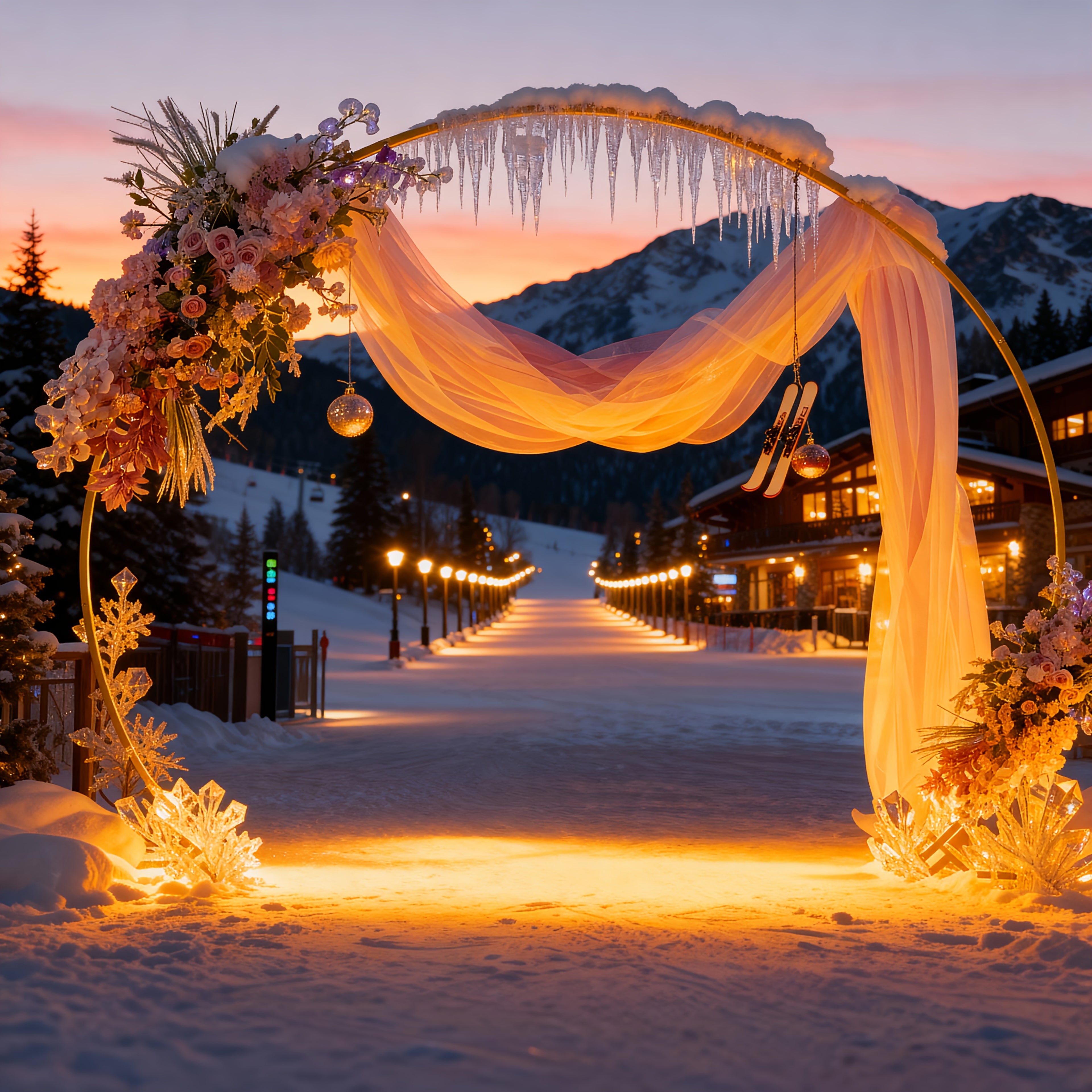 8ft Balloon Wedding Arch Round Background Stand & Square Arch Backdrop Stand, Reusable Event Decoration, Perfect For Weddings, Valentine'S Day, Birthdays, Parties, Friends' Gatherings, Christmas, And Garden Decoration