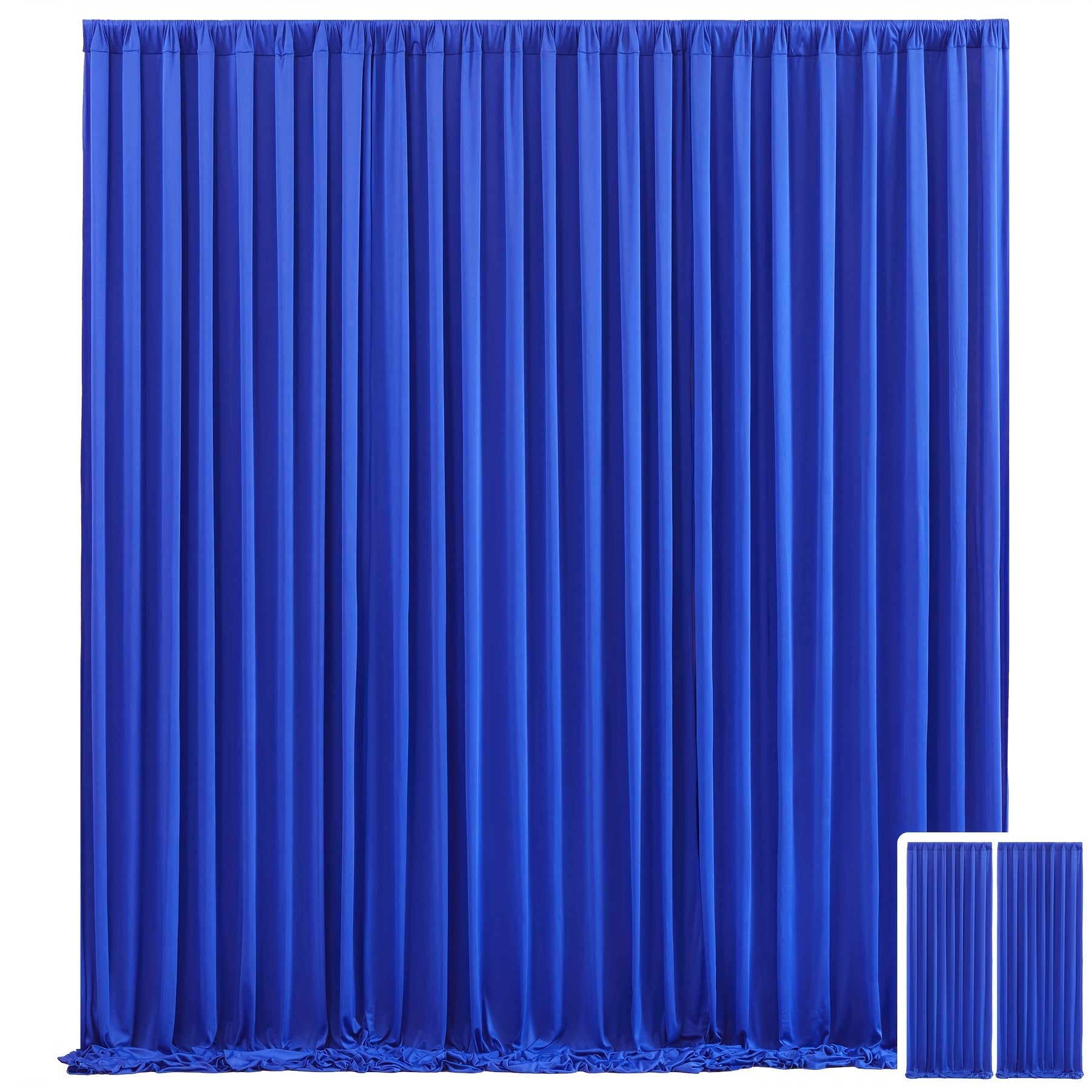 2pcs of High-End And Elegant Party Decoration Backdrop Cloth, Wear-Resistant, Wrinkle-Resistant, Soft And Smooth, Non-Transparent Party Decoration Backdrop Curtains, Suitable for Wedding, Birthday, Christening And Other Party Activities