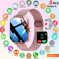The Perfect Gift for Family And Loved Ones In 2025! A Beautiful And Elegant Smartwatch with Wireless Calling/answering, Multiple APP Message Reminders, Sports Mode, USB Rechargeable, Comes with A Metal Strap, Music Player, for Android And iPhone