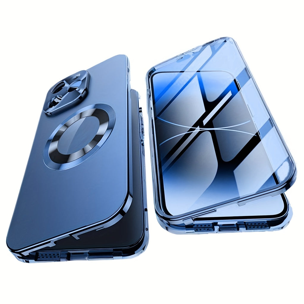 [Magnetic 2-In-1 Case] Phone Case - New Anti-Spy Phone Case Series, Magnetic 2-In-1 Design, Complete Protection Case, Compatible with Iphone 16/15/14/13/12 Pro Max Plus, All-Round Lens Protection Case