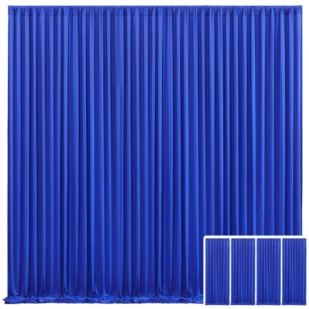4pcs Of High-end And Elegant Party Decoration Backdrop Cloth, Wear-resistant, Wrinkle-resistant, Soft And Smooth, Non-transparent Party Decoration Backdrop Curtains, Suitable for Wedding, Birthday, Christening And Other Party Activities.