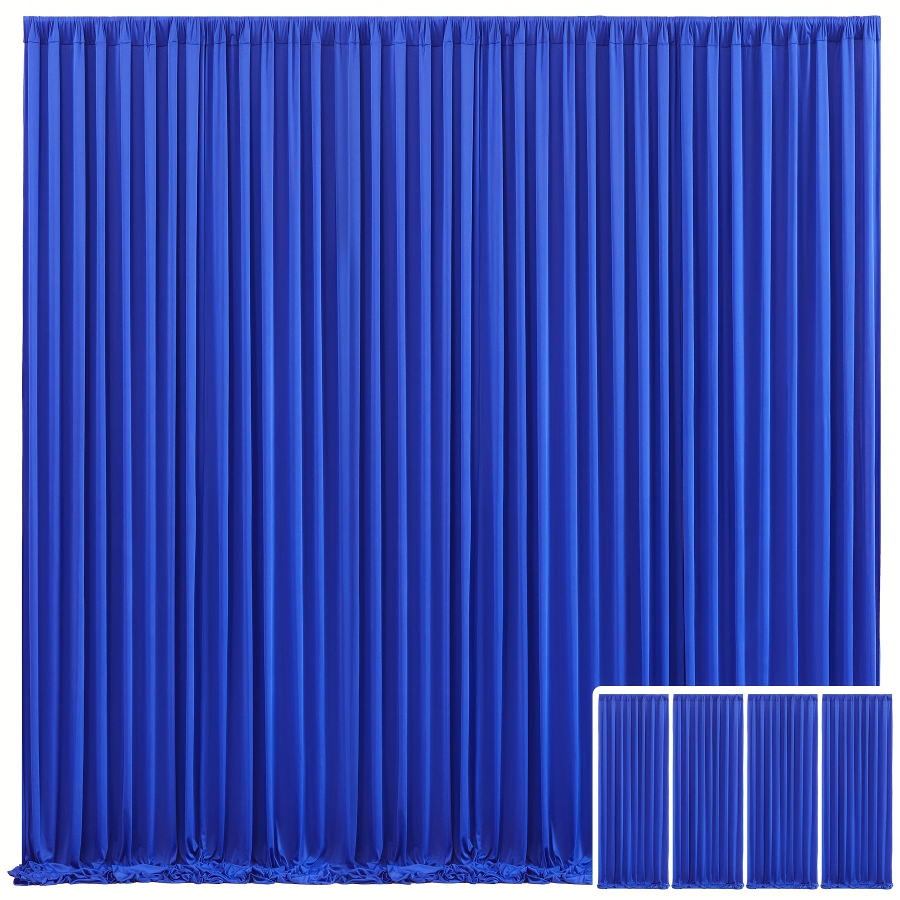 4pcs Of High-end And Elegant Party Decoration Backdrop Cloth, Wear-resistant, Wrinkle-resistant, Soft And Smooth, Non-transparent Party Decoration Backdrop Curtains, Suitable for Wedding, Birthday, Christening And Other Party Activities.