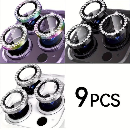 Mobile Phone Lens Film Resembling Bricks for Various for Apple Models Including 16Pro, 16Promax, And Others, with Mixed Installation Options