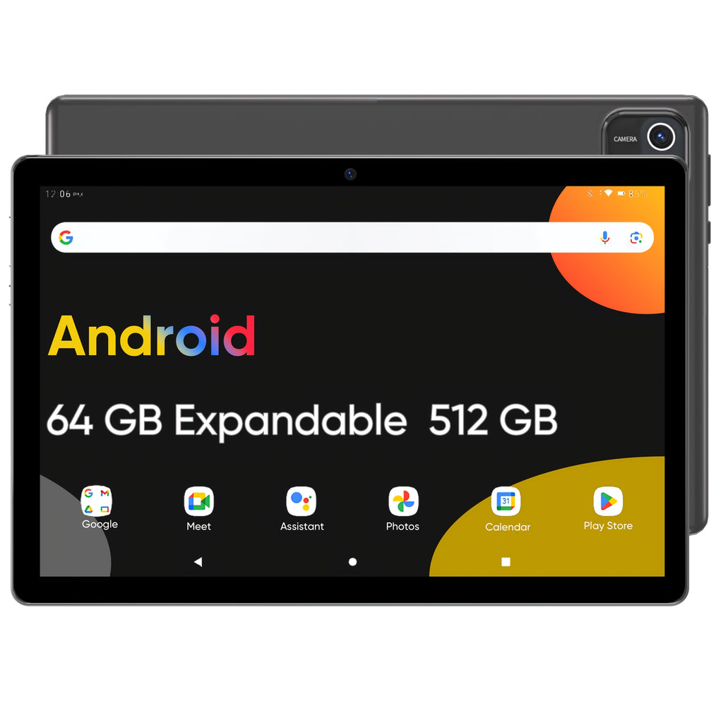 Android Tablet, 2025 Tablet 10 Inch, 6GB RAM 512GB Expandable, 2.0Ghz Processor, IPS Touchscreen Display, 6000Mah Battery, Wifi, GPS, Split Screen Support, Dual Cameras, Tablet, Pad, Tablet, Pad
