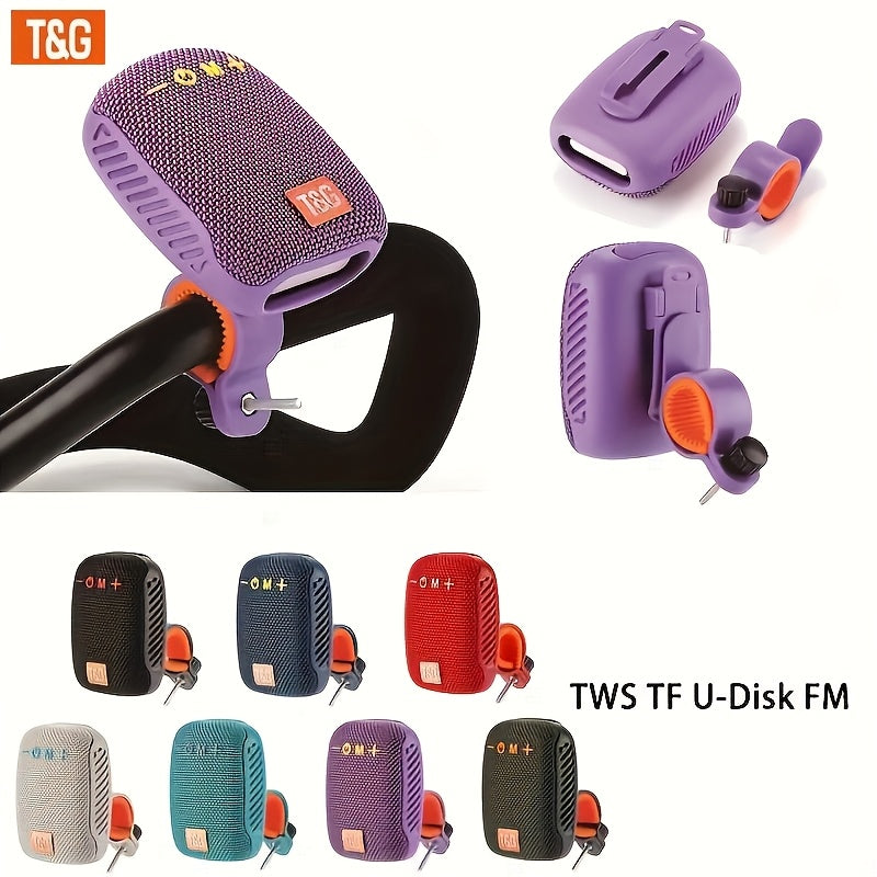 T&G 392 Outdoor Cycling Portable Speaker, a Compact Wireless Speaker for Cycling, Features IPX5 Waterproofing, And Functions As a Music Player with TWS Capabilities. It Supports FM, TF Cards, And USB Drives, Allowing Connection to Phones, Tablets