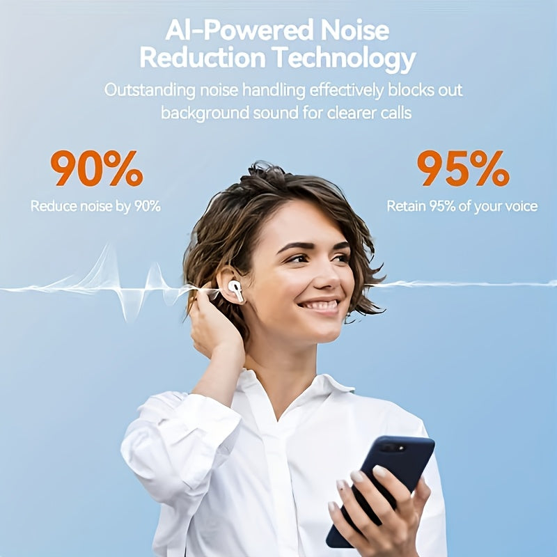 Wireless Earbuds, In Ear Earphones with Charging Case, Standard/Translation/Screen Models Are Available, High-Definition Calling, Long Battery Life, Compact And Lightweight, Ergonomically Designed, Comfortable to Wear, Suitable for Learning