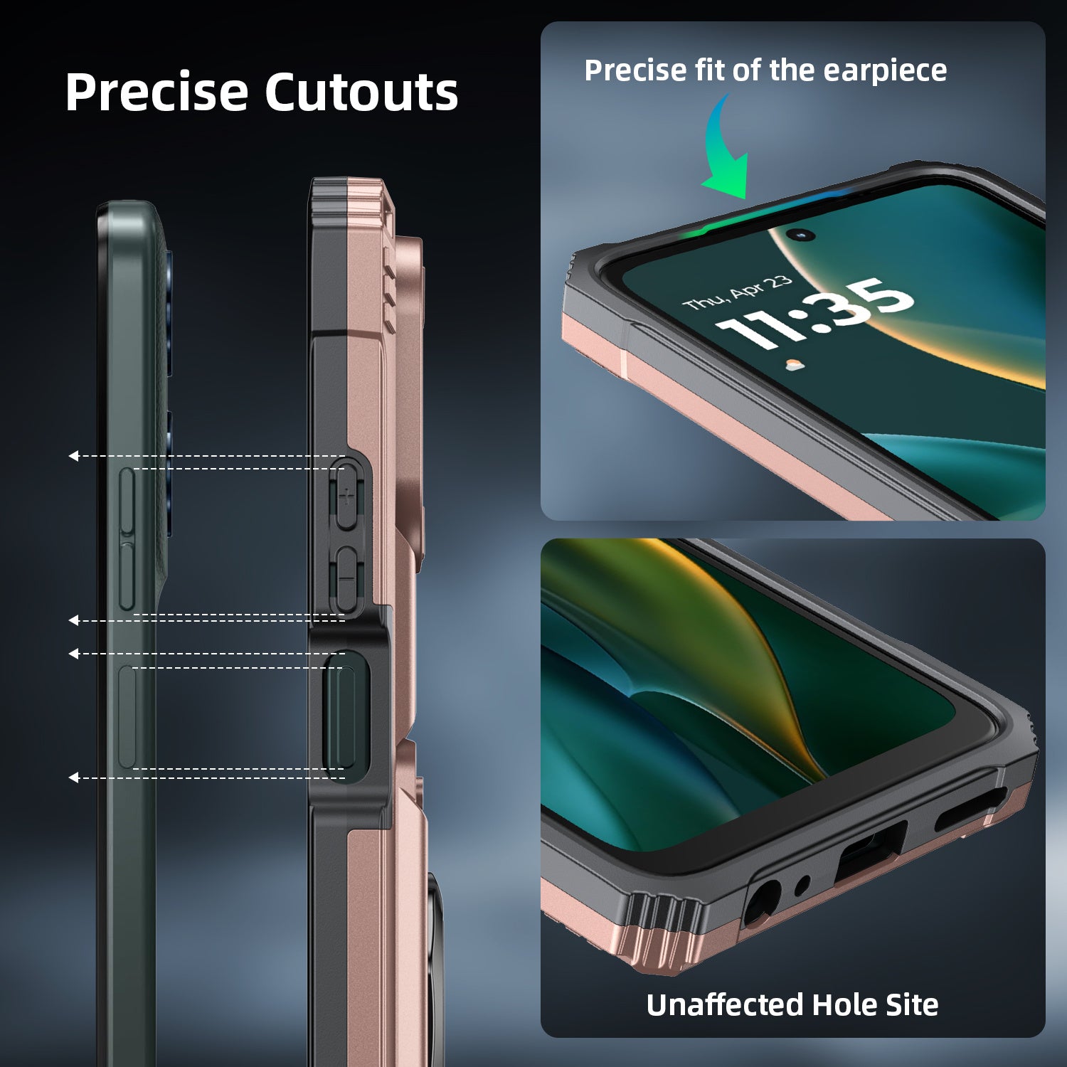 Phone Case Cover with Magnetic Support Metal Kickstand for Moto G 5G 2025/Moto G 5G 2026/Moto G Play 2026 6.7inch