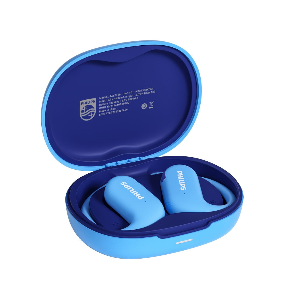 Philips Wireless 5.3 Headset Wireless Ear Hook Non In-Ear Headphones Open Air Earbuds 2024 New TAT2739, Ultimate Tech Gift for Birthday Christmas Halloween Easter New Year