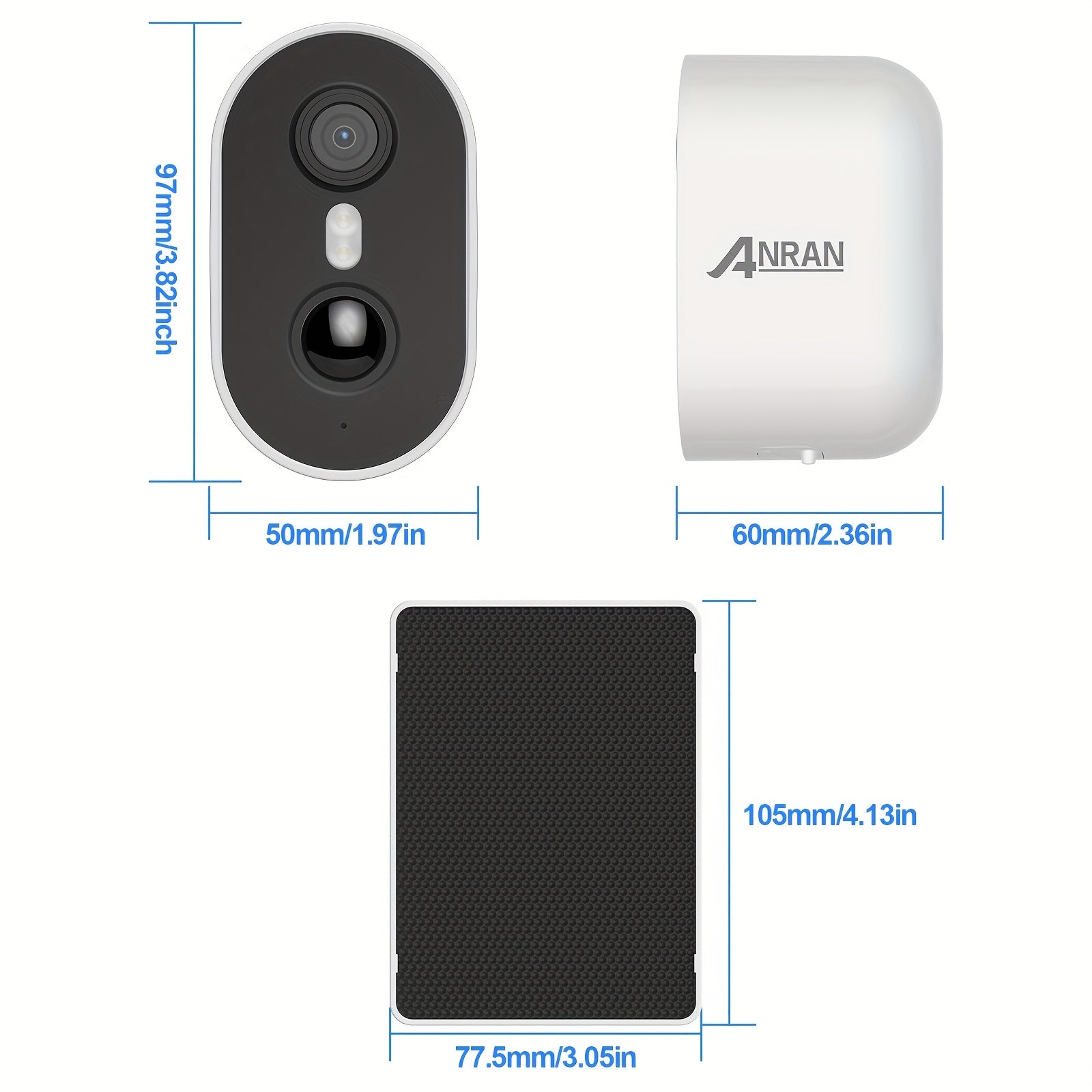 Outdoor Security Camera for Driveway Monitoring, 3MP with AI Motion Detection, 2-Way Audio & Color Night Vision, Cloud Storage Only, PIR Human Detection, Siren Alarm, Alexa Compatible