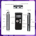 7pcs Hunting Equipment Kit 1 Electromagnetic Paranormal Radiation Detector 1 Digital EVP Voice Recorder 1 Hand Held Radio 1 UV Flashlight 3 LED Light Up Cat Balls, 8gb (Clear)