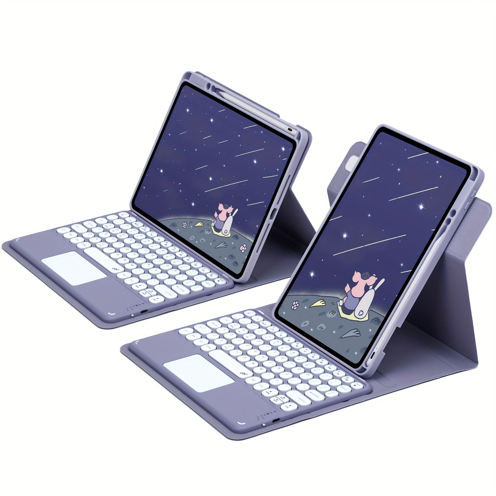 [Multi-Product Links]Kolude 360° Rotatable Chocolate Keyboard Case for Ipad Pro 11 Inch/ for Ipad Air 5Th And 4Th/ for Ipad 10Th Generation With/ for Ipad 9Th Gen 2021/8Th 2020/7Th 2019/ for Ipad Air 3/ for Ipad Pro 10.5 with Keyboard And Mouse