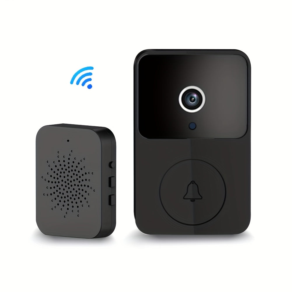 Halloween Special Offer!Wireless Doorbell Camera, Video Doorbell, Smart Doorbell Camera Wireless, HD Night Vision & Motion Alerts - Notification Push Mobile Remote View, Voice Change, Two-Way Audio, 2.4GHz WIFI, Rechargeable, Visual Doorbell, Photo