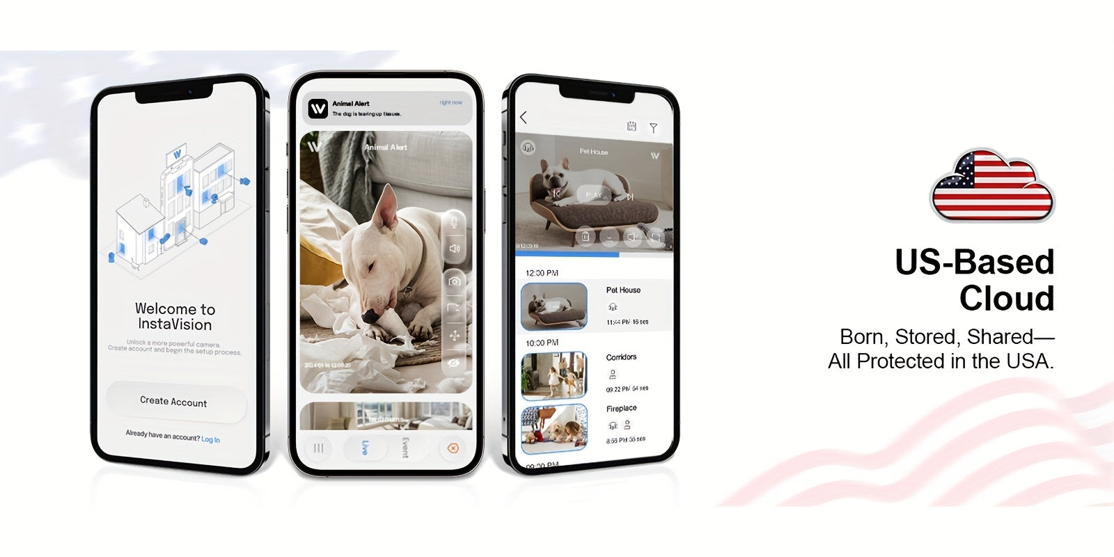 Indoor Security Camera, Pets & Baby Camera Monitor, 4MP QHD, 360° Panoramic Night Vision, 2-Way Audio, Motion Detection Alerts, 5G&2.4GHz WiFi Robot Camera, Alexa Compatible, Pet Camera Indoor With Phone App, Dog Cat Camera, Without Battery