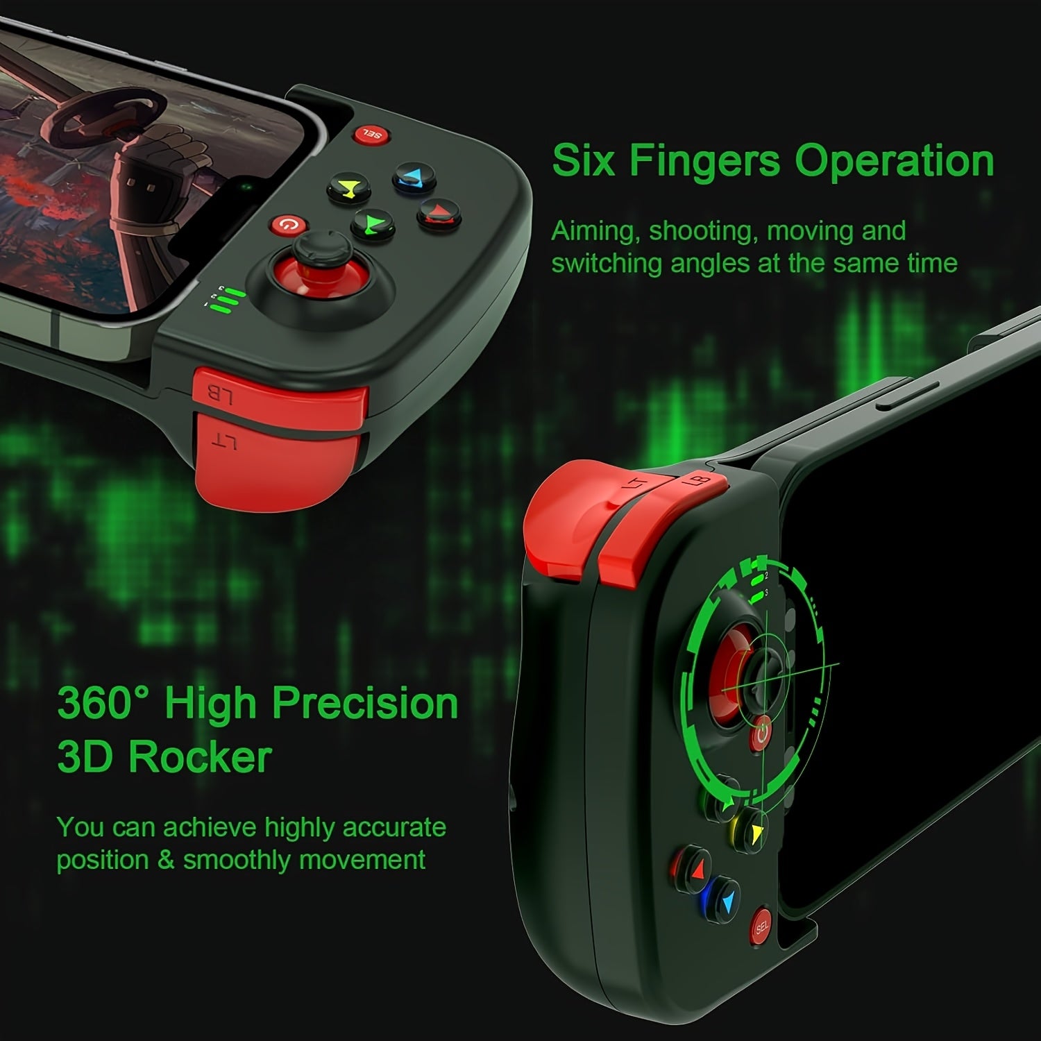Wireless Gamepad for iPhone/ for Andriod/ for Steam Deck/ for PC Table Mobile Phone Controller Wired Game Controller Festival Gift