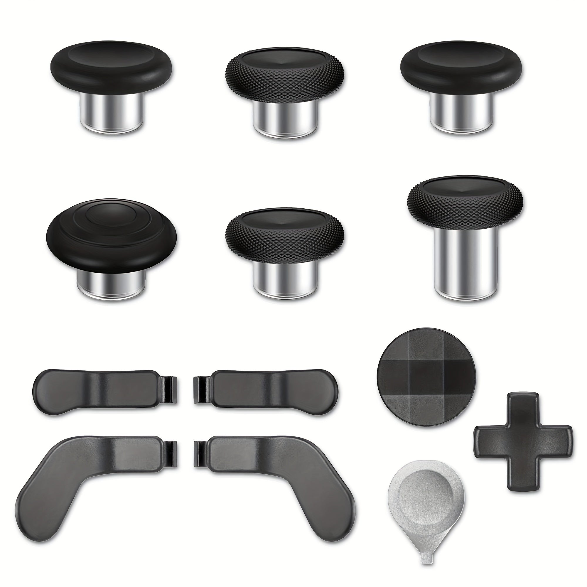 Accessories Set for Xbox Elite Controller Series 2, 13-in-1 Replacement Paddles Thumbsticks Joystick Analog Sticks Parts Repair Kit Component Set with 2 D-Pads, 1 Tool