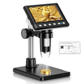 4.3" Coin Microscope, IPS Digital Microscope for Adults, Coin Magnifier with 8 LED Lights, Windows Compatible, Include 32GB Memory Card