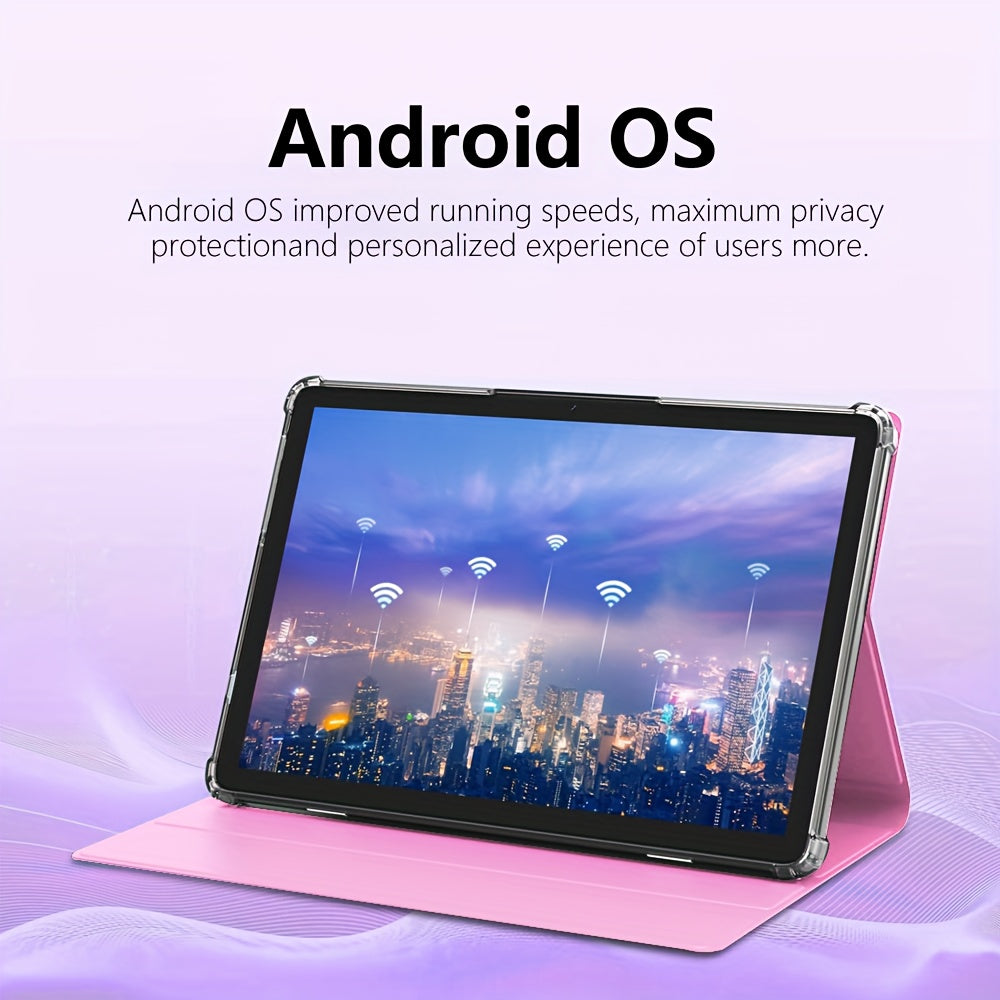 CRELANDER 2025 Android 25, 65Cm Tablet PC with 12GB RAM (Expandable 4GB + 8GB) And 512GB Storage, Supports 4G LTE, GPS, And WIFI. Comes with a Keyboard, Mouse, Case, And Stylus. Ideal As a Graduation Or New Year Gift, Tablet, Pad
