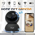 Alaga 2K 4MP 360° Panoramic View 5G/2.4G WiFi Home Security Camera, ABS Resin, AI Motion Detection, Real-Time Two-Way Audio, Night Vision Indoor Camera for Office Video Surveillance