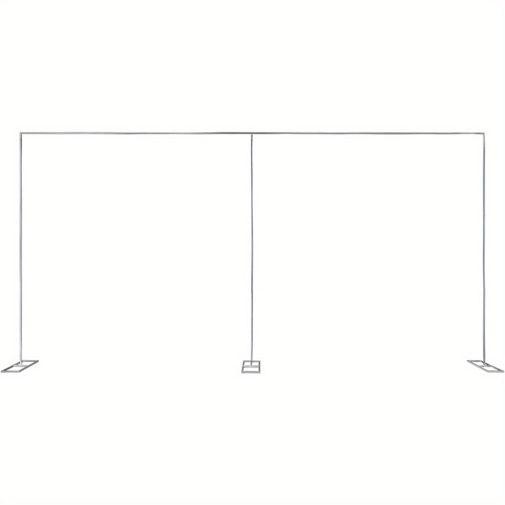 20Ft X 10Ft Backdrop Stand Pipe Kit Heavy Duty Wedding Backdrop Stand Drape Kit Curtain Frame with Weighted Stainless Bases for Backdrop Frame Wedding Backdrop Ceremony Backdrop