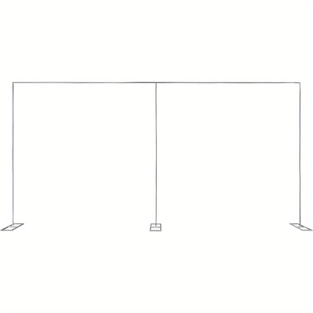 20Ft X 10Ft Backdrop Stand Pipe Kit Heavy Duty Wedding Backdrop Stand Drape Kit Curtain Frame with Weighted Stainless Bases for Backdrop Frame Wedding Backdrop Ceremony Backdrop