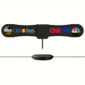 2025 Updated Ultra Thin TV Antenna, Long Range Indoor Antenna For Smart TV And All Older TV's, Digital TV Antenna With High Gain Coaxial Cable