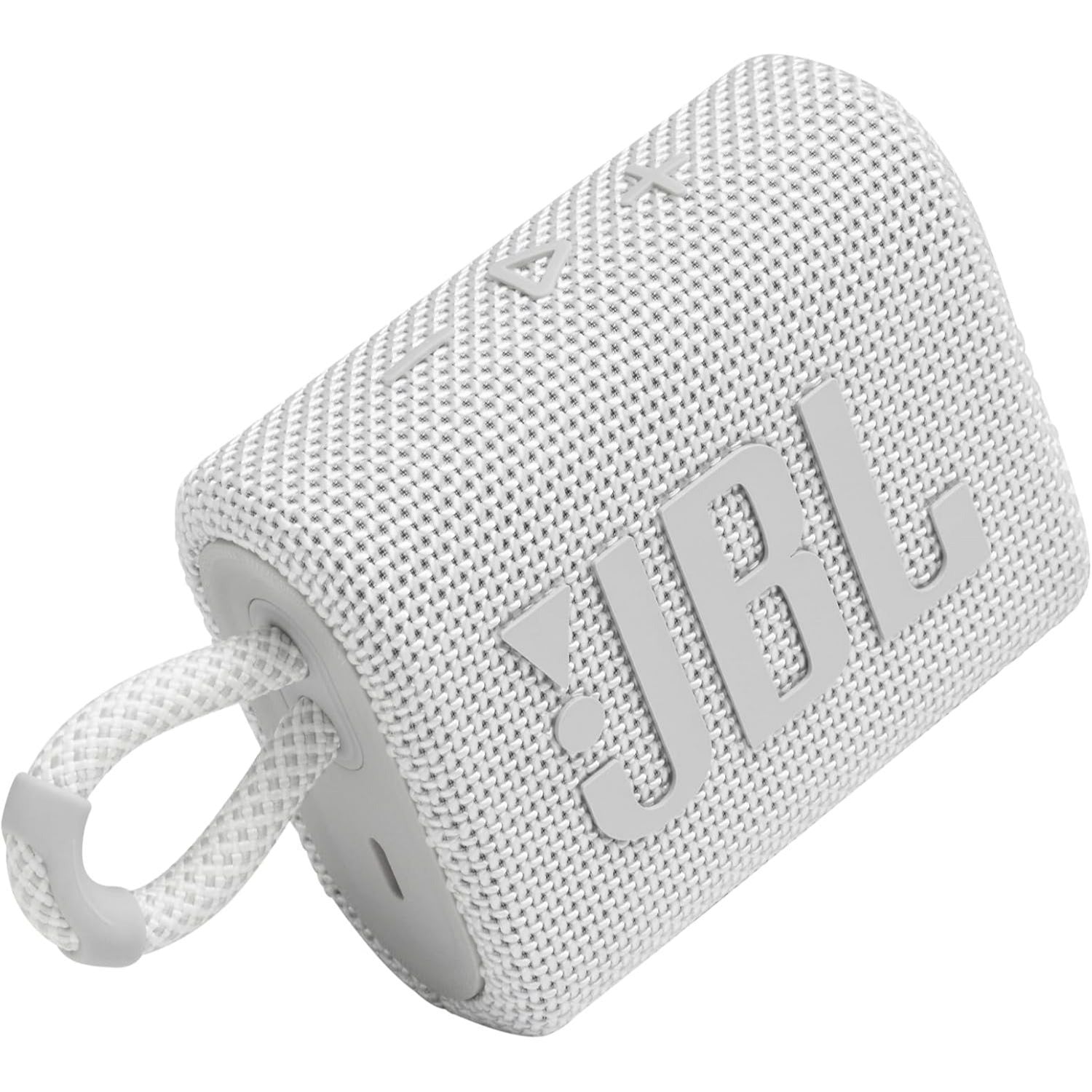 JBL Go 3 Portable Mini Bluetooth Speaker – Big Audio & Punchy Bass in a Pocket-Size Design, IP67 Waterproof & Dustproof for Shower/Beach/Pool, Up to 5 Hours Playtime per Charge, Rugged Fabric & Durable Housing, Integrated Carry Loop, USB-C Fast Recharge,