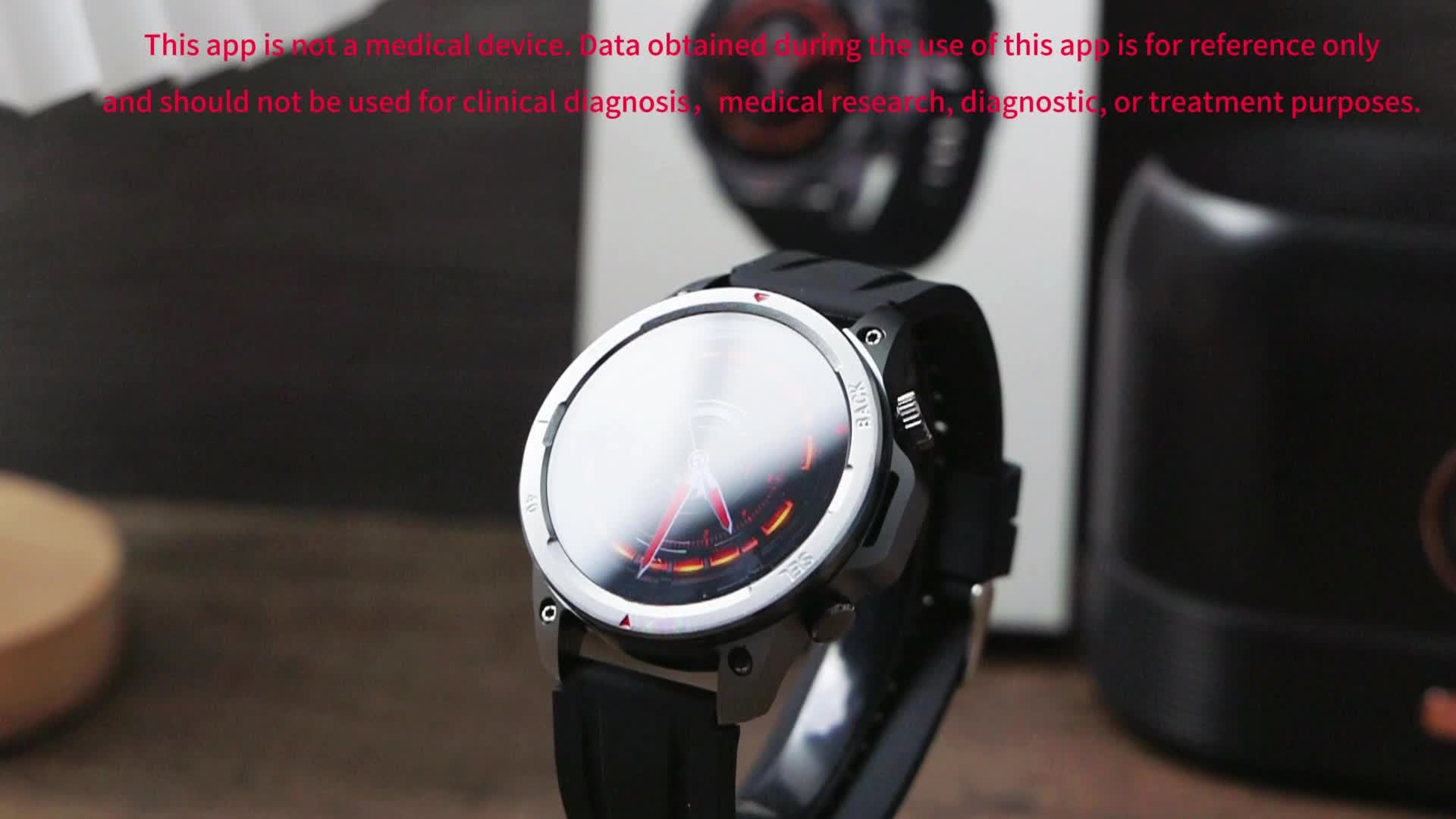 2024 New GPS Motion Trajectory Smart Watch for Men LED Lighting 360*360 HD Screen AI Voice Wireless Call NFC Smartwatch, Compass Sport Fitness Tracker Watches Outdoor Sports Smart Watch for Men Father's Day Gift