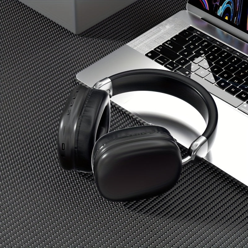Wireless Earphones, Noise Cancelling Stereo Comfortable Earphones, Built-in High-definition Microphone, High Fidelity Stereo, Deep Bass, Suitable for Travel, Office, Laptops, Mobile Phones, Christmas Gifts