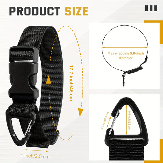 [Heavy Duty Storage Straps] 10 Pack 17 Inch Adjustable Extension Cord Holder Organizer With Triangle Clips Heavy Duty Storage Straps Extension Cord Hanger For Men Workshop And Garage Organization And Storage