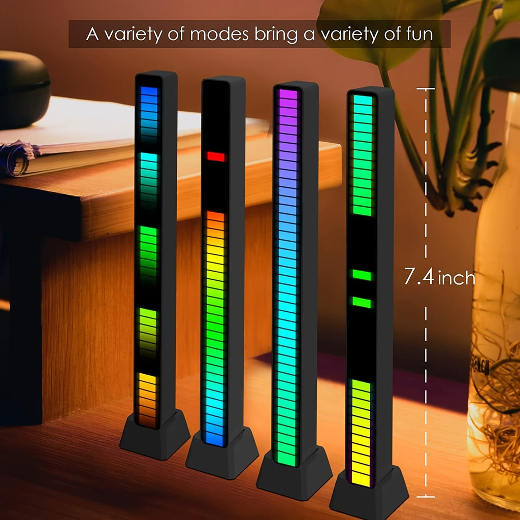[2/4pcs Set] Smart LED Light Bars with Rgb Music Sync with USB Power Supply, Music Synchronization, Game Room Atmosphere Creation/preferred Office Desk Decoration