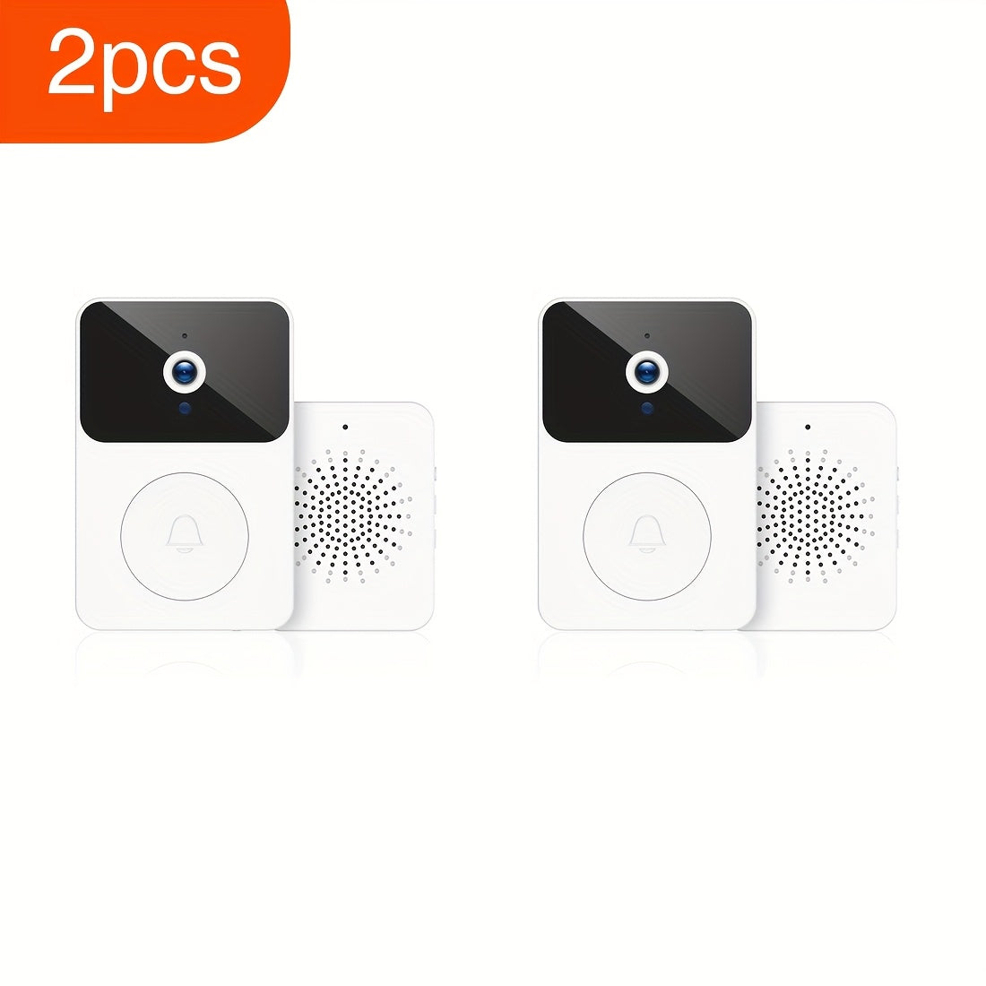 Halloween Special Offer!Wireless Doorbell Camera, Video Doorbell, Smart Doorbell Camera Wireless, HD Night Vision & Motion Alerts - Notification Push Mobile Remote View, Voice Change, Two-Way Audio, 2.4GHz WIFI, Rechargeable, Visual Doorbell, Photo