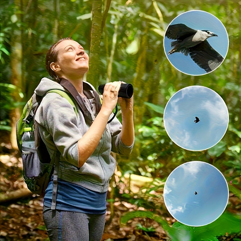 New 10 X 50 Portable High Magnification Monocular Telescope, HD Eyepiece, Manual Focus, Suitable for Adults, Ideal for Outdoor Viewing, Hiking, Camping, Wildlife Observation, And Hunting. "Christmas Stocking Stuffers"
