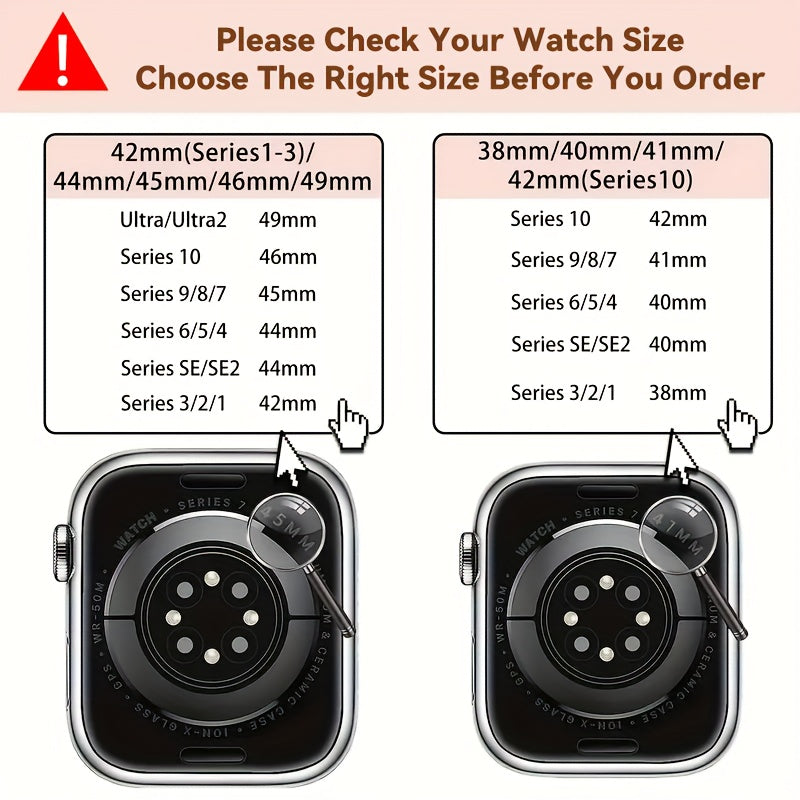Compatible with for Apple Watch Band 42/44/45/46/49Mm Fashion Women'S Wristband, Stainless Steel Resin Metal Replacement Strap for Iwatch Series 11 10 9 8 7 6 5 4 3 Se/Ultra 3 2 1-Starlight Rainbow Suitable for Work Office Fitness Party