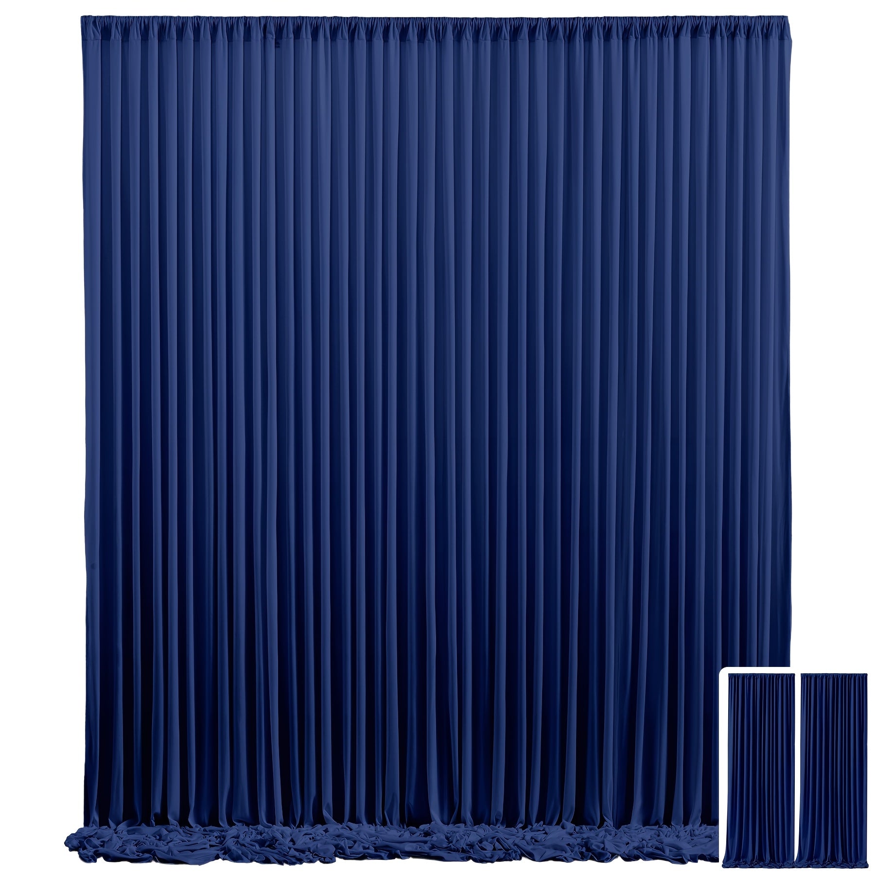 2pcs, 7.2ft*10ft Curtains Backdrop for Wedding Parties, Photo Backdrop Curtains for Wedding Decorations Birthday, Soft And Smooth, Non-transparent Party Decoration Backdrop Curtains, Suitable for Wedding, Birthday, Christening And Other Party